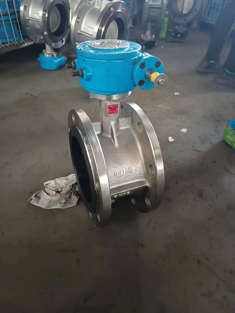 Acid Alkali Special Stainless Steel Flange Butterfly Valve