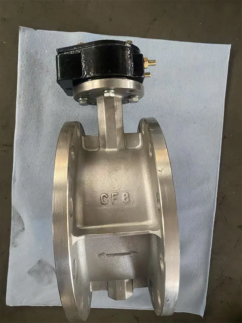 Acid Alkali Special Stainless Steel Flange Butterfly Valve