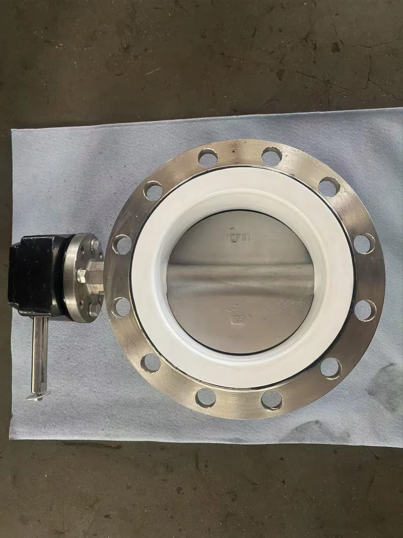 Acid Alkali Special Stainless Steel Flange Butterfly Valve