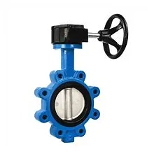 Lt Manual Soft Seal Butterfly Valve With Protruding Ears