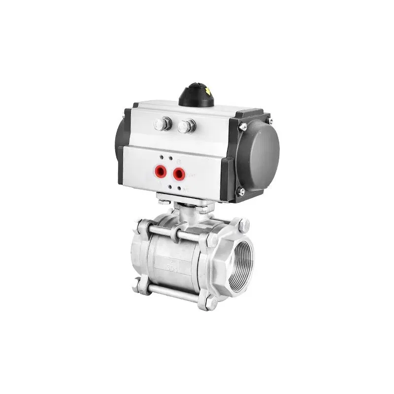 Pneumatic Stainless Steel Threaded Ball Valve